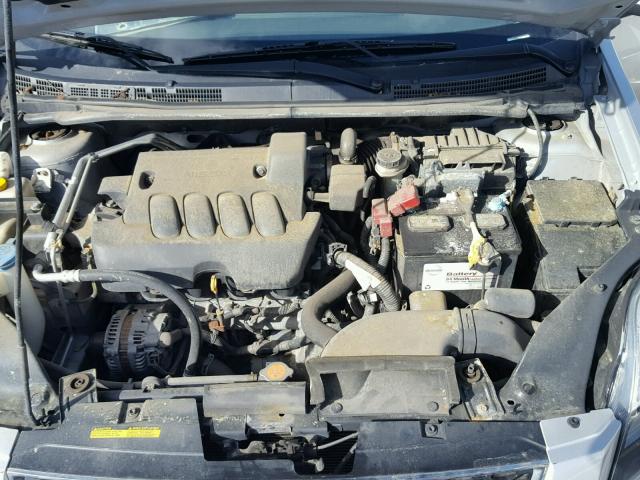 3N1AB6AP9CL690094 - 2012 NISSAN SENTRA 2.0 SILVER photo 7