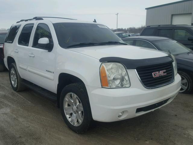 1GKFK13077R186989 - 2007 GMC YUKON WHITE photo 1