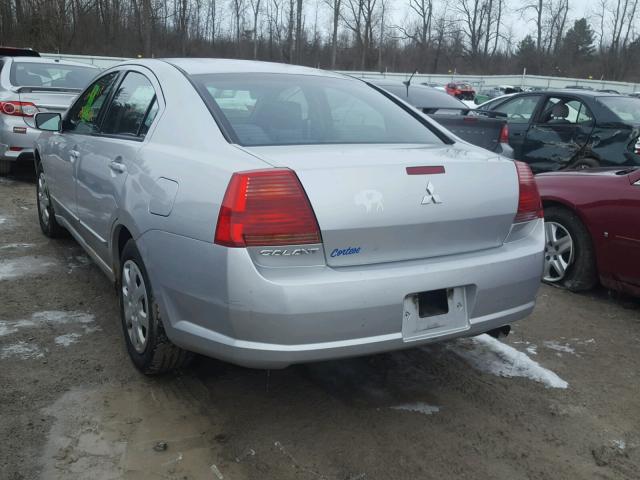 4A3AB36F06E072109 - 2006 MITSUBISHI GALANT ES SILVER photo 3