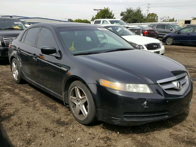 19UUA66205A008791 - 2005 ACURA TL BLACK photo 1