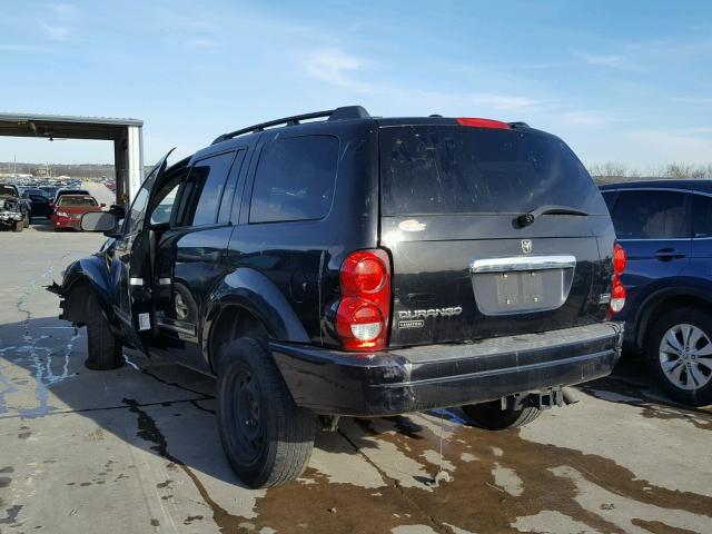 1D4HD58DX4F154846 - 2004 DODGE DURANGO LI BLACK photo 3