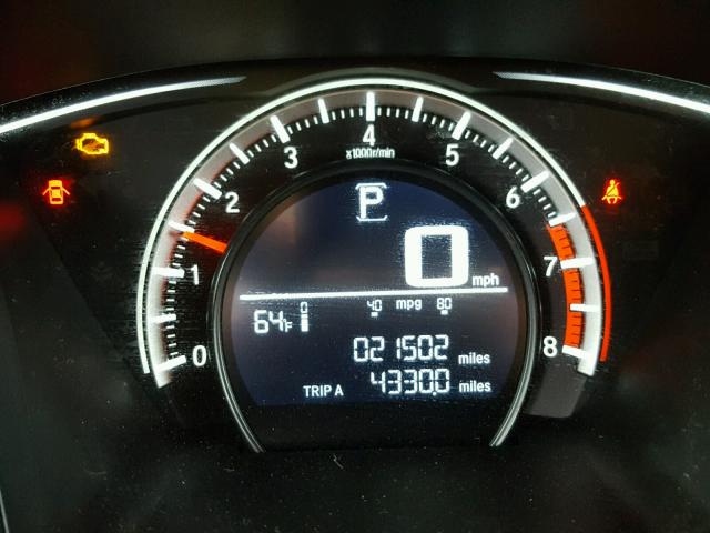 SHHFK7H44HU407318 - 2017 HONDA CIVIC SPOR BLUE photo 8