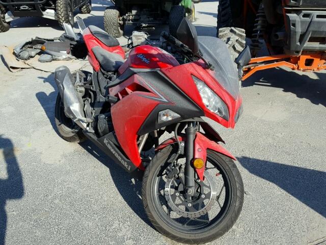 JKAEX8A16GDA29736 - 2016 KAWASAKI EX300 A RED photo 1