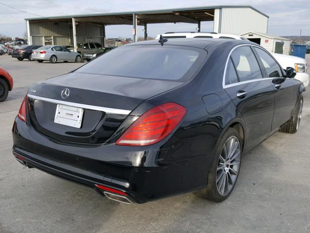 WDDUG8CBXFA130157 - 2015 MERCEDES-BENZ S 550 BLACK photo 4