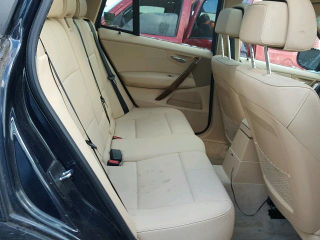 WBXPC9C44AWJ35198 - 2010 BMW X3 XDRIVE3 Niebieski zdjęcie 6