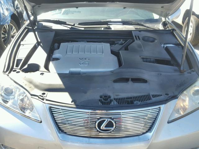 JTHBJ46G472038443 - 2007 LEXUS ES 350 SILVER photo 7