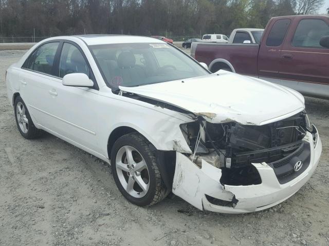 5NPEU46F17H172676 - 2007 HYUNDAI SONATA SE WHITE photo 1