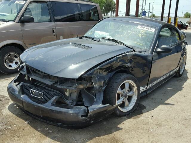 1FAFP4040XF163664 - 1999 FORD MUSTANG BLACK photo 2