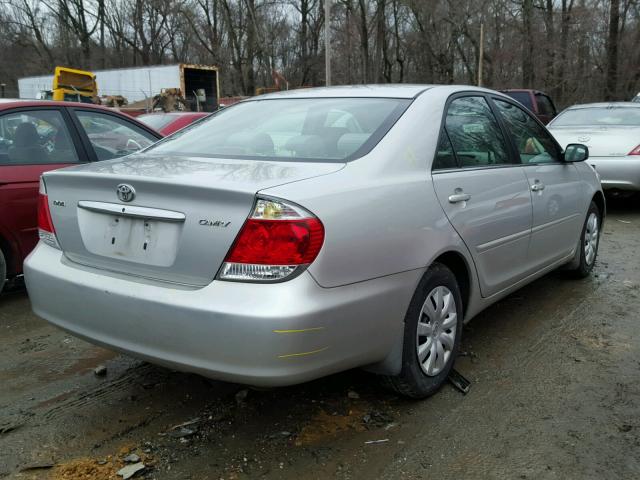 4T1BE32K56U686964 - 2006 TOYOTA CAMRY LE SILVER photo 4