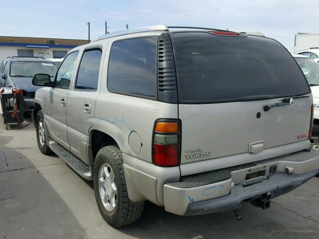 1GKEK63U35J156945 - 2005 GMC YUKON DENA TAN photo 3