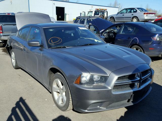 2C3CDXBG7CH142967 - 2012 DODGE CHARGER SE CHARCOAL photo 1