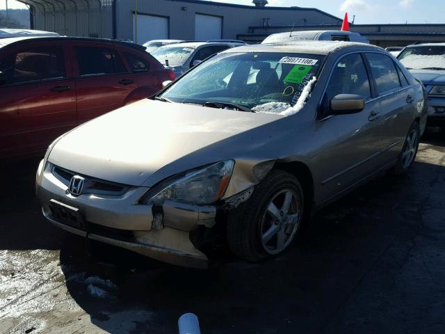 1HGCM56804A069493 - 2004 HONDA ACCORD EX BEIGE photo 2