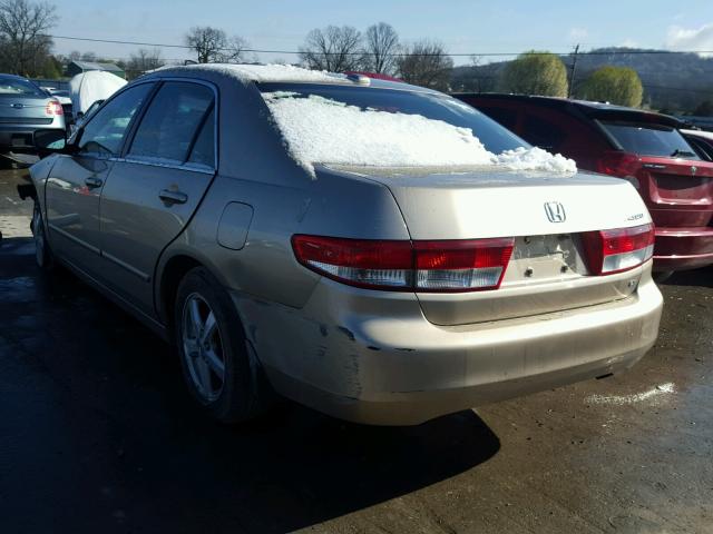 1HGCM56804A069493 - 2004 HONDA ACCORD EX BEIGE photo 3