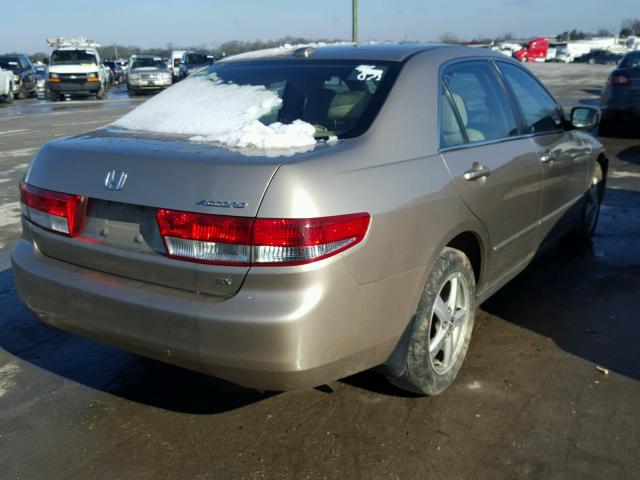 1HGCM56804A069493 - 2004 HONDA ACCORD EX BEIGE photo 4