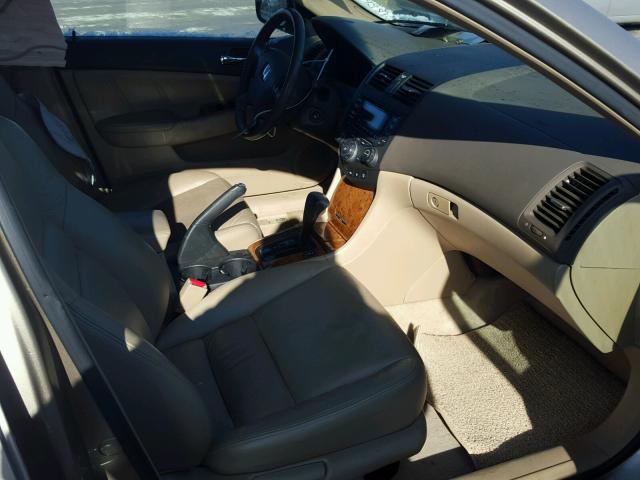 1HGCM56804A069493 - 2004 HONDA ACCORD EX BEIGE photo 5