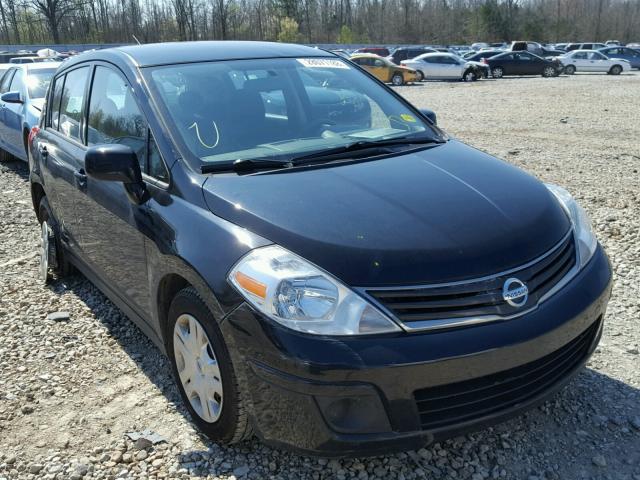 3N1BC1CP1AL441061 - 2010 NISSAN VERSA S BLACK photo 1