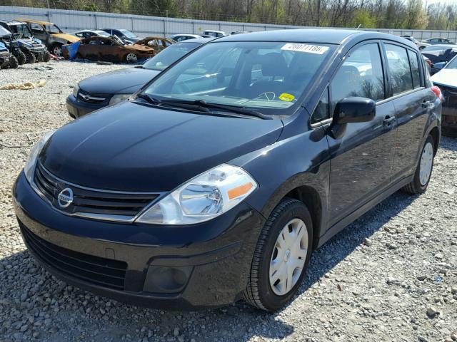 3N1BC1CP1AL441061 - 2010 NISSAN VERSA S BLACK photo 2