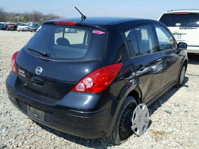 3N1BC1CP1AL441061 - 2010 NISSAN VERSA S BLACK photo 4