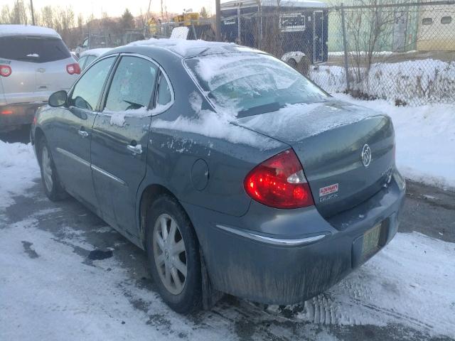 2G4WD532951344569 - 2005 BUICK LACROSSE C GRAY photo 3