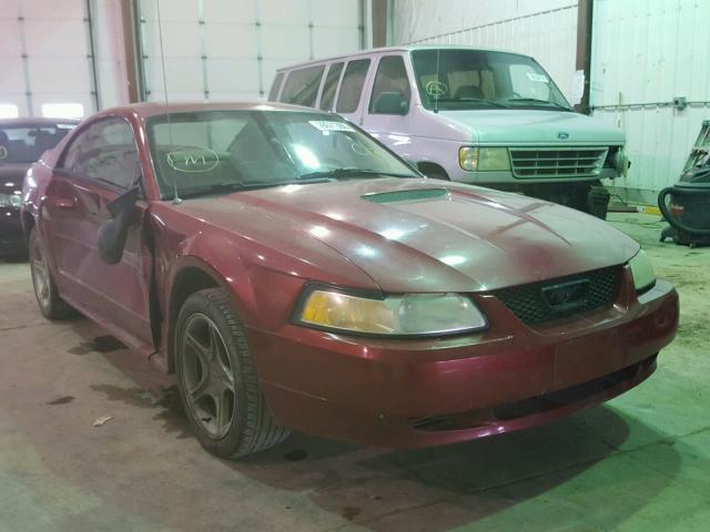 1FAFP4044YF147291 - 2000 FORD MUSTANG RED photo 1