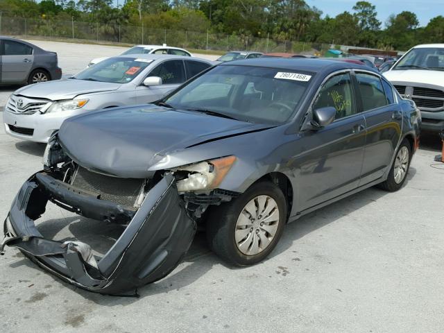 JHMCP26338C062099 - 2008 HONDA ACCORD LX GRAY photo 2