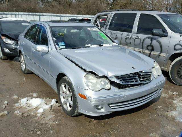 WDBRF92H07F885321 - 2007 MERCEDES-BENZ C 280 4MAT SILVER photo 1