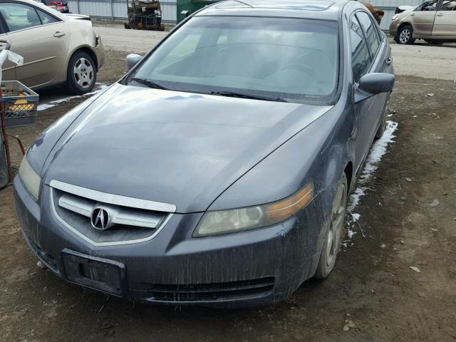 19UUA66276A002407 - 2006 ACURA 3.2TL GRAY photo 2