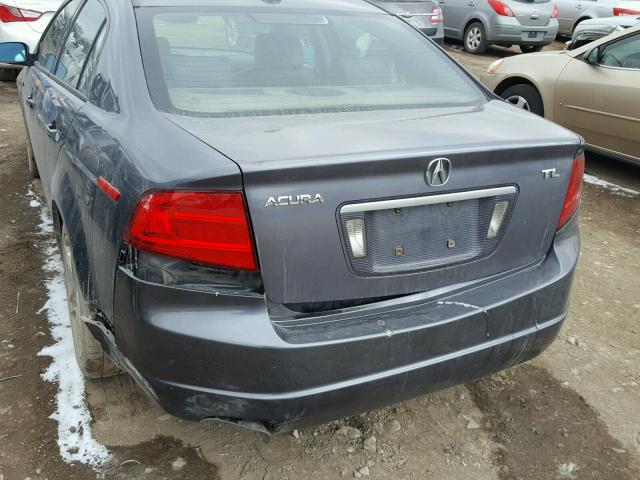 19UUA66276A002407 - 2006 ACURA 3.2TL GRAY photo 9