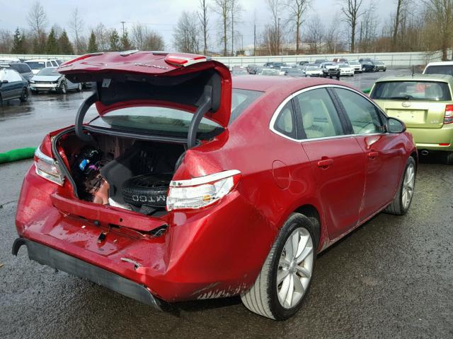 1G4PR5SK5F4177849 - 2015 BUICK VERANO CON RED photo 4