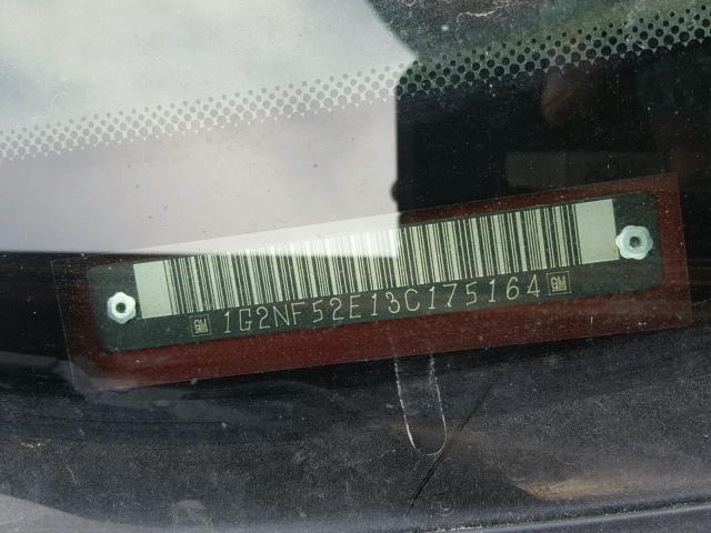 1G2NF52E13C175164 - 2003 PONTIAC GRAND AM S Tünd qırmızı foto 10