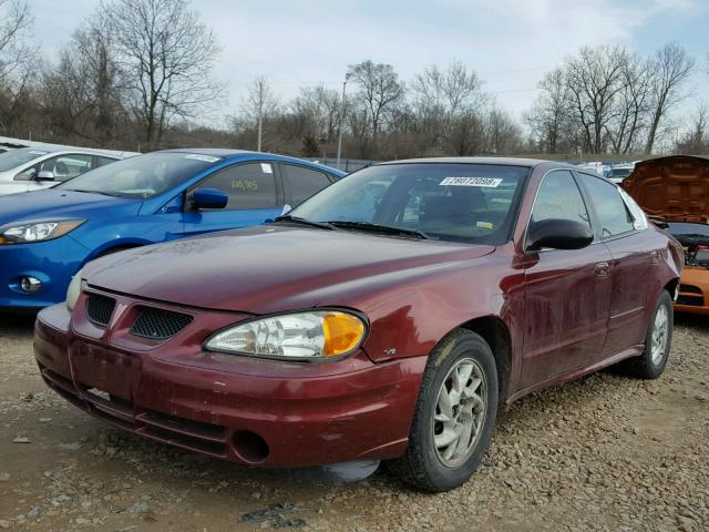 1G2NF52E13C175164 - 2003 PONTIAC GRAND AM S Tünd qırmızı foto 2