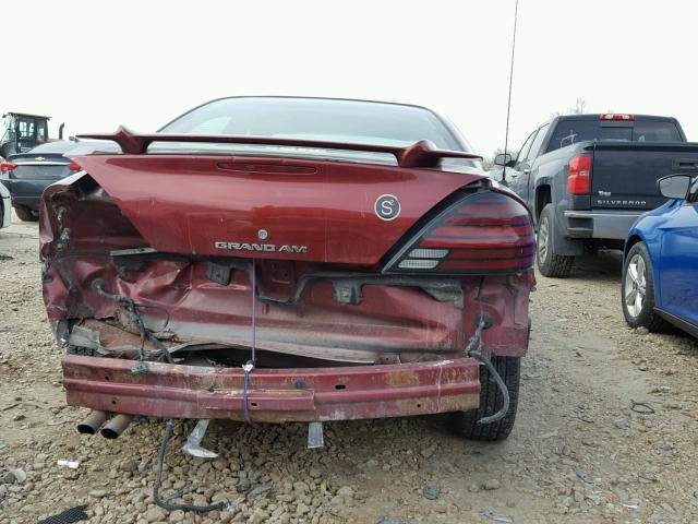 1G2NF52E13C175164 - 2003 PONTIAC GRAND AM S Tünd qırmızı foto 9