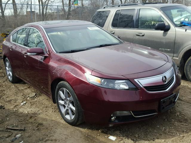 19UUA8F52EA000164 - 2014 ACURA TL TECH Շագանակագույն լուսանկար 1