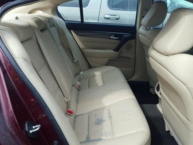 19UUA8F52EA000164 - 2014 ACURA TL TECH Շագանակագույն լուսանկար 6