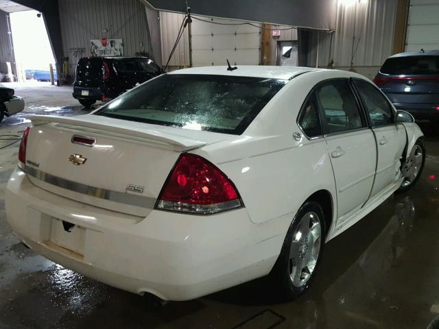 2G1WD57C491126125 - 2009 CHEVROLET IMPALA SS WHITE photo 4