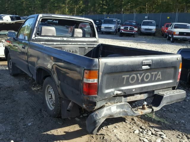 JT4RN81A1N0100338 - 1992 TOYOTA PICKUP 1/2 BLACK photo 3