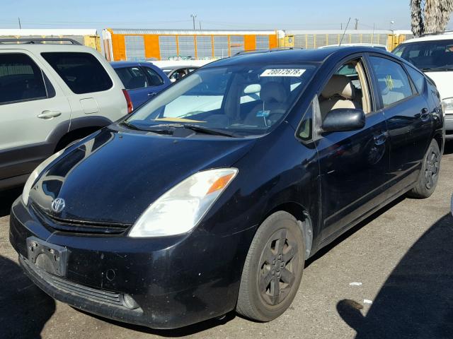 JTDKB20U553022096 - 2005 TOYOTA PRIUS BLACK photo 2