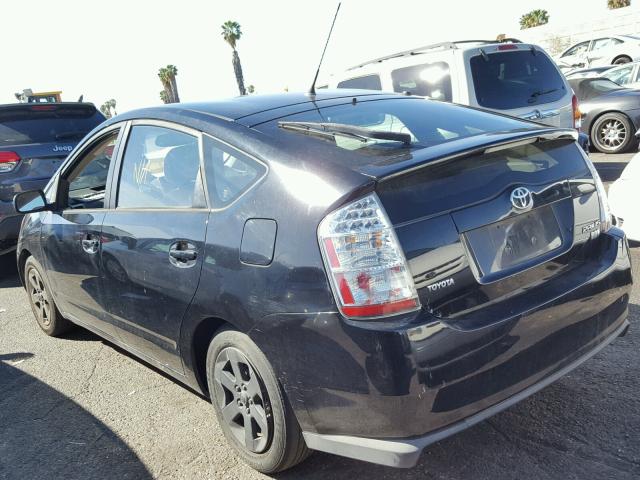 JTDKB20U553022096 - 2005 TOYOTA PRIUS BLACK photo 3