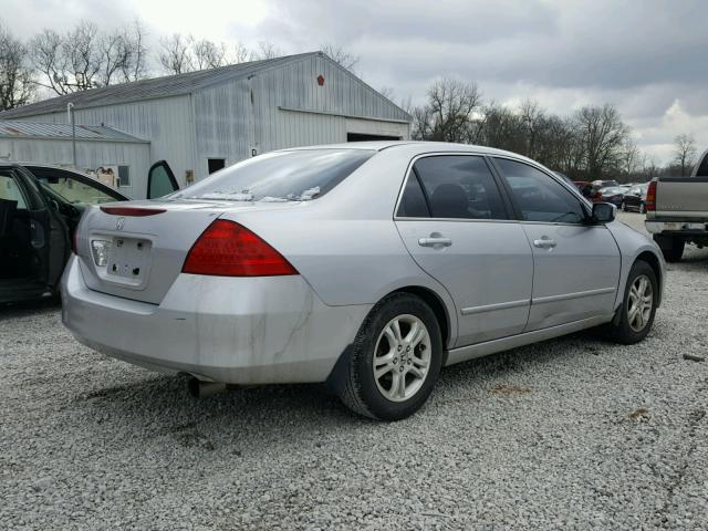 1HGCM56756A059536 - 2006 HONDA ACCORD EX SILVER photo 4