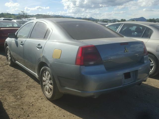 4A3AB36F58E025631 - 2008 MITSUBISHI GALANT ES GRAY photo 3