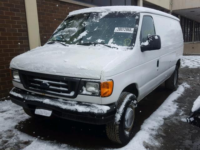 1FTNE24W46HB17270 - 2006 FORD ECONOLINE WHITE photo 2