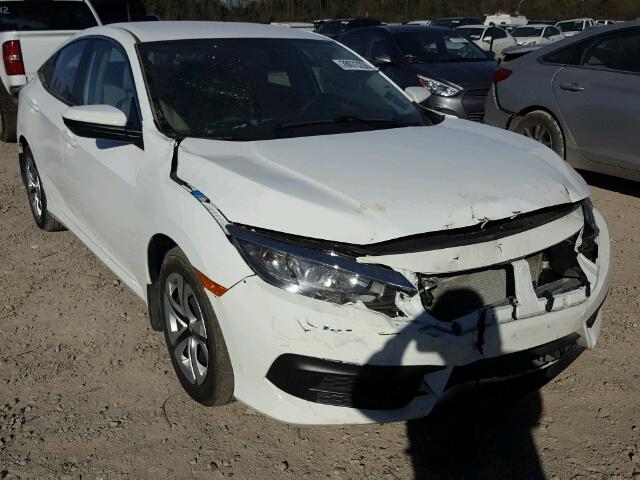 19XFC2F5XGE033105 - 2016 HONDA CIVIC LX WHITE photo 1