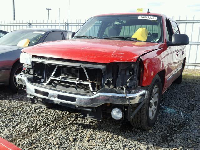 2GTEC13Z761255982 - 2006 GMC NEW SIERRA RED photo 2