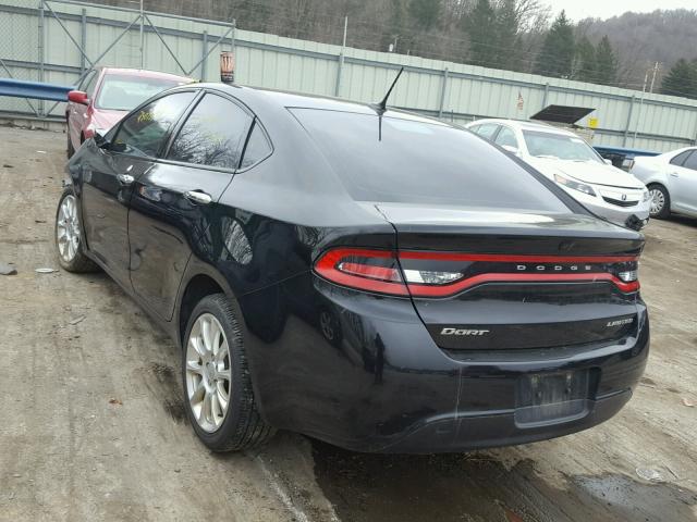 1C3CDFCA7DD293374 - 2013 DODGE DART LIMIT BLACK photo 3