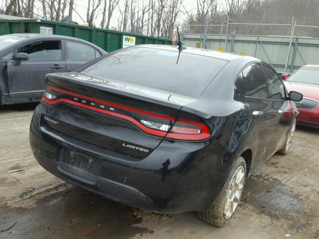 1C3CDFCA7DD293374 - 2013 DODGE DART LIMIT BLACK photo 4