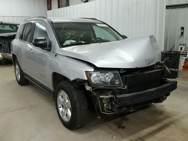 1C4NJCBA2ED504303 - 2014 JEEP COMPASS SP SILVER photo 1