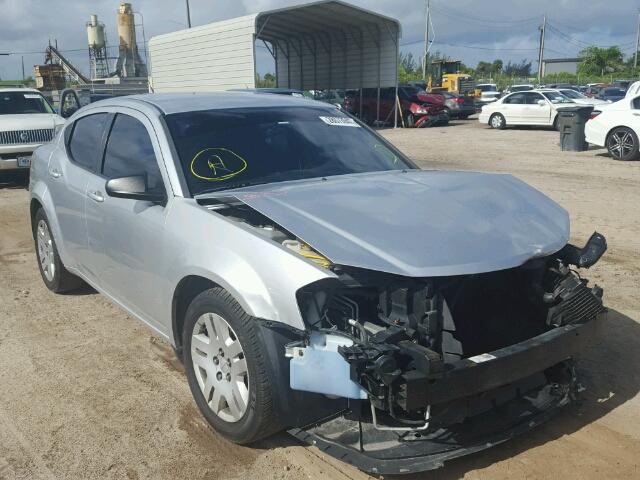 1B3BD4FB1BN523385 - 2011 DODGE AVENGER EX SILVER photo 1