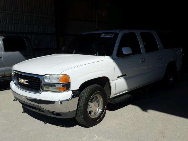 3GKEC16T71G247277 - 2001 GMC YUKON XL C WHITE photo 2