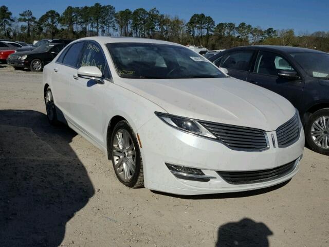 3LN6L2GK1FR626133 - 2015 LINCOLN MKZ WHITE photo 1