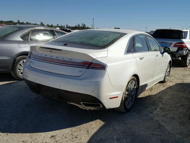 3LN6L2GK1FR626133 - 2015 LINCOLN MKZ WHITE photo 4